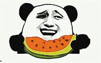 吃瓜图片简笔画,简笔画中的夏日清凉时光  第2张